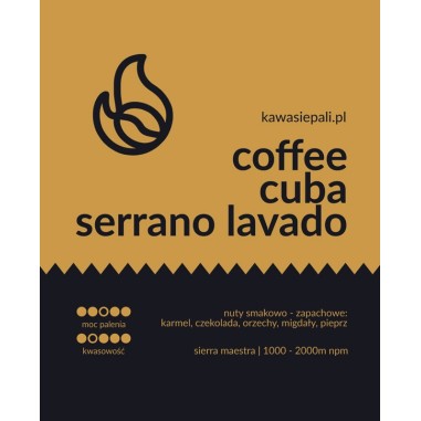 kawa cuba serrano lavado - kubełek 200g