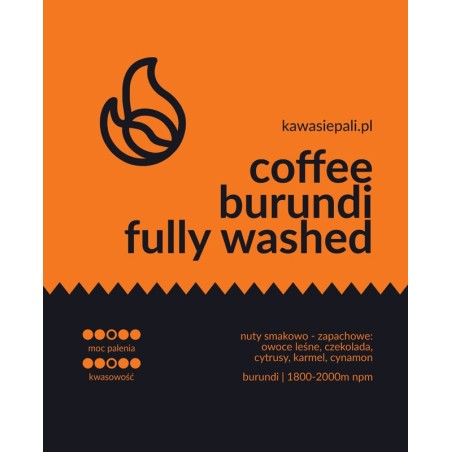 kawa burundi fully washed - kubełek 200g