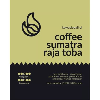 Kawa sumatra raja toba - kubełek 200g