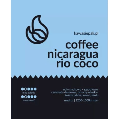 kawa nicaragua rio coco - kubełek 200g