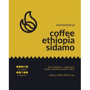 kawa ethiopia sidamo - kubełek 200g 2