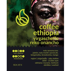 kawa ethiopia yirgascheffe gr1 reko onancho - puszka 120g 2